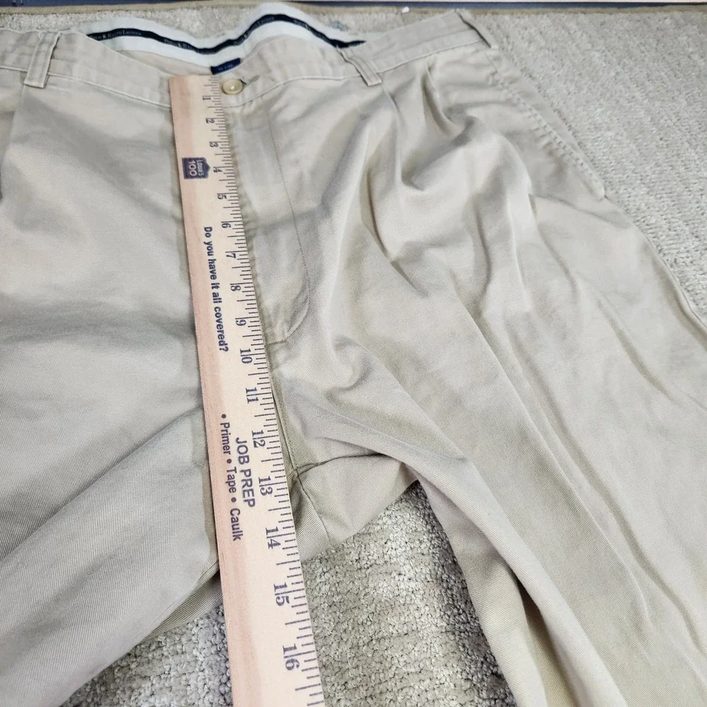 Vintage‎ Polo Ralph Lauren Pants Men 38x32 READ* High Rise Pleated Baggy Trouser